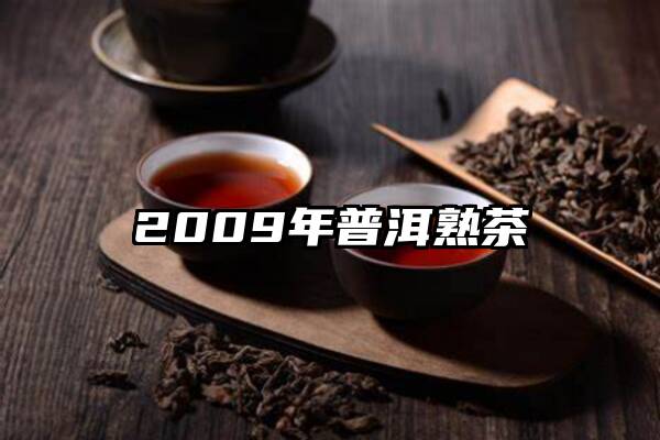 2009年普洱熟茶