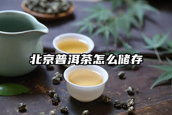 北京普洱茶怎么储存