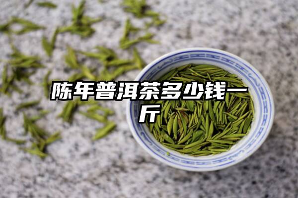 陈年普洱茶多少钱一斤