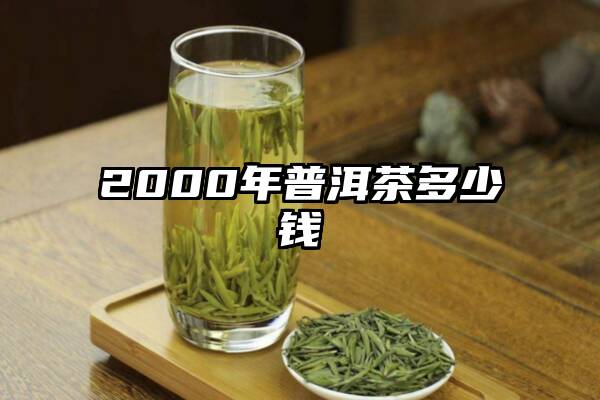 2000年普洱茶多少钱