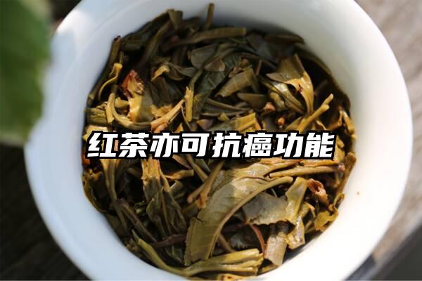 红茶亦可抗癌功能