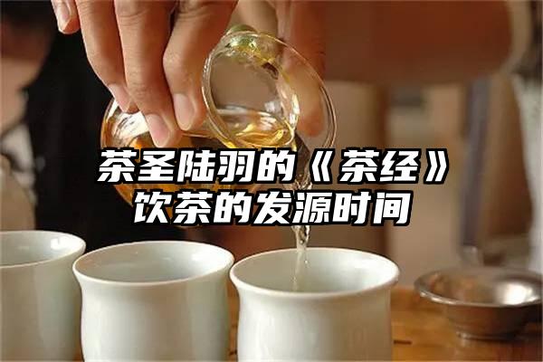 茶圣陆羽的《茶经》饮茶的发源时间
