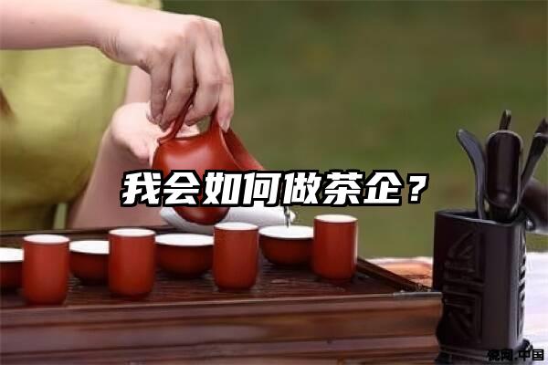 我会如何做茶企？