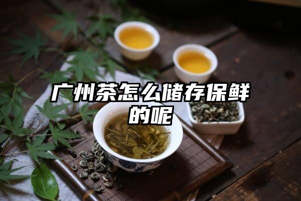 广州茶怎么储存保鲜的呢