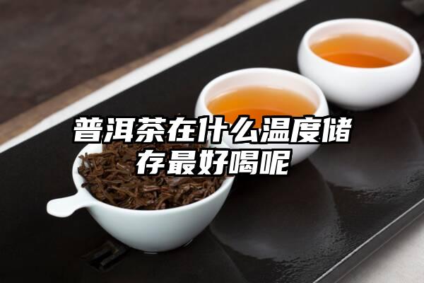 普洱茶在什么温度储存最好喝呢