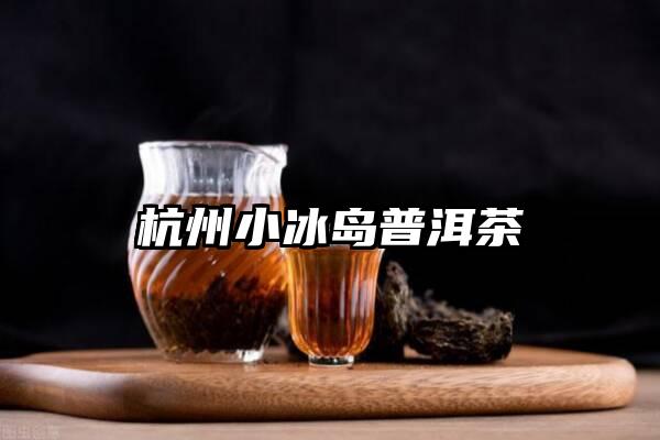 杭州小冰岛普洱茶
