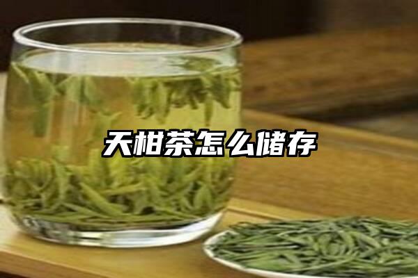 天柑茶怎么储存