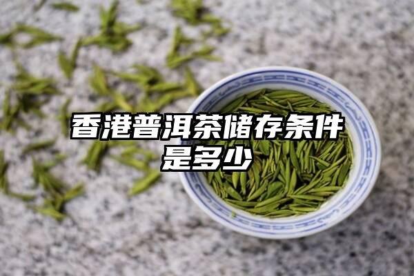 香港普洱茶储存条件是多少