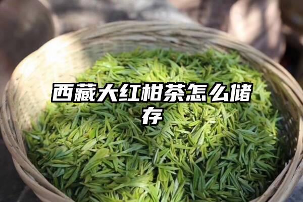 西藏大红柑茶怎么储存