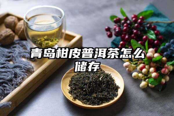 青岛柑皮普洱茶怎么储存