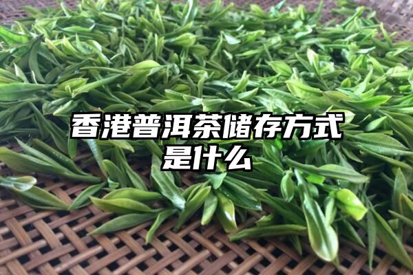 香港普洱茶储存方式是什么