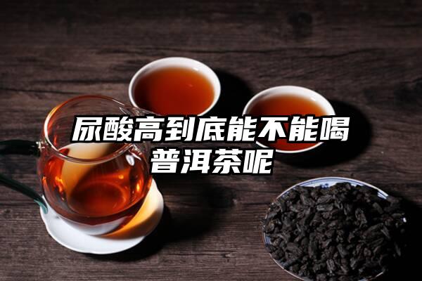 尿酸高到底能不能喝普洱茶呢