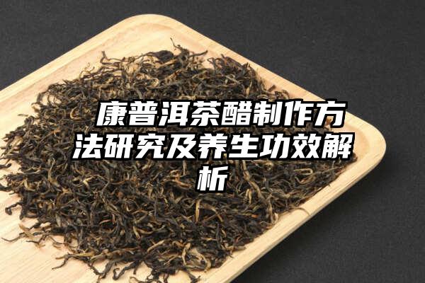 氼康普洱茶醋制作方法研究及养生功效解析