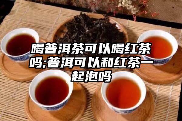 喝普洱茶可以喝红茶吗;普洱可以和红茶一起泡吗